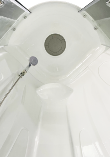 Душевая кабина Royal Bath BK стекло матовое 90x90см RB90BK1-M